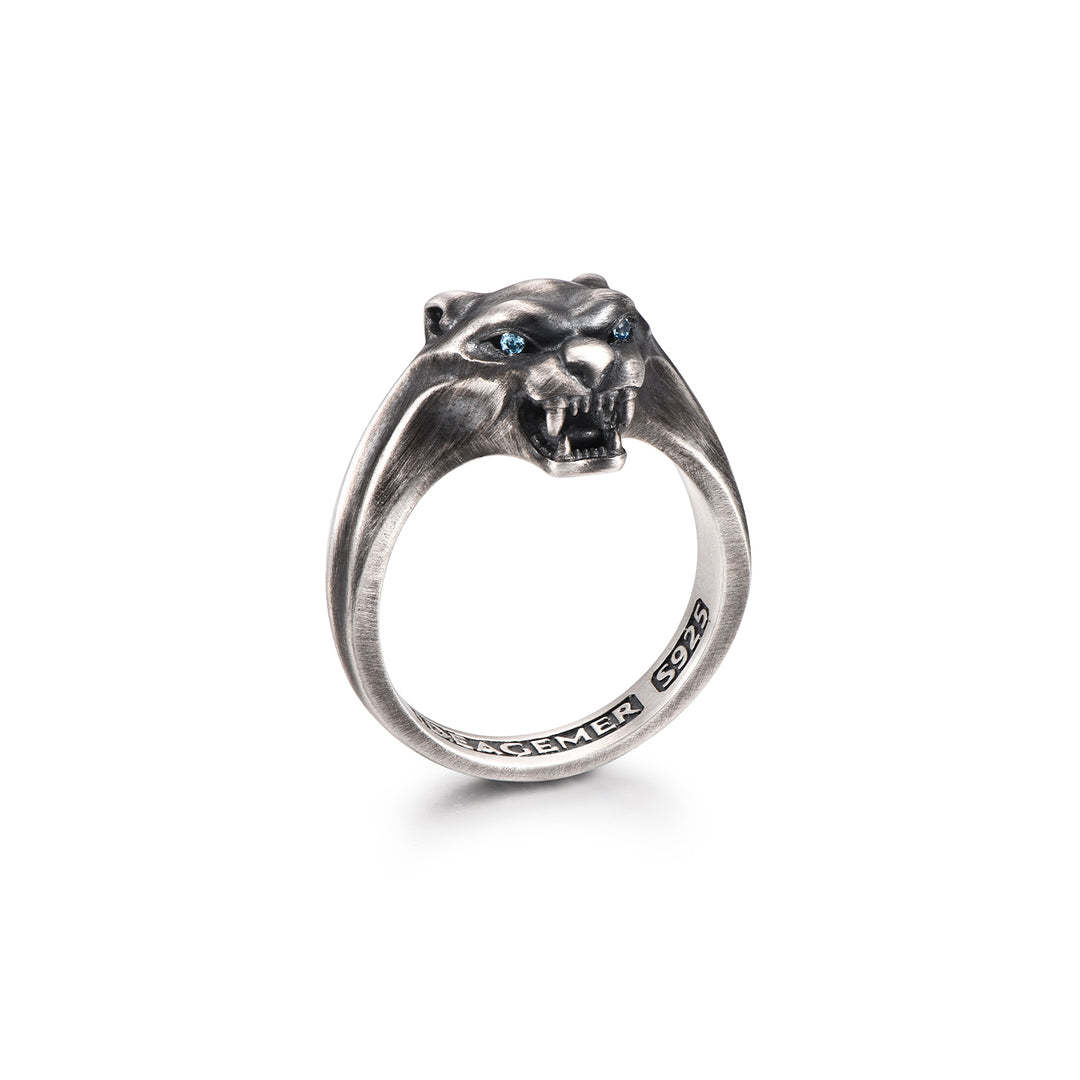 Vintage Roaring Panther Ring