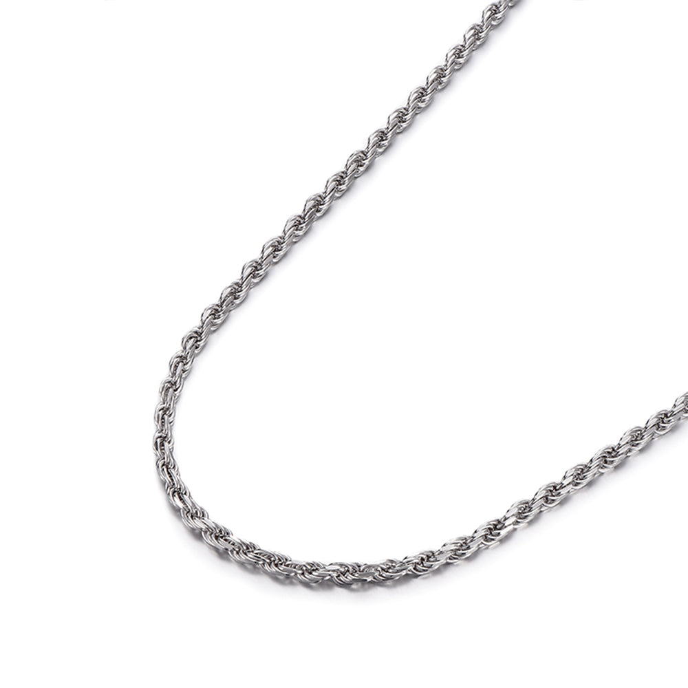 Fleur De Lis Iris Rope Chain