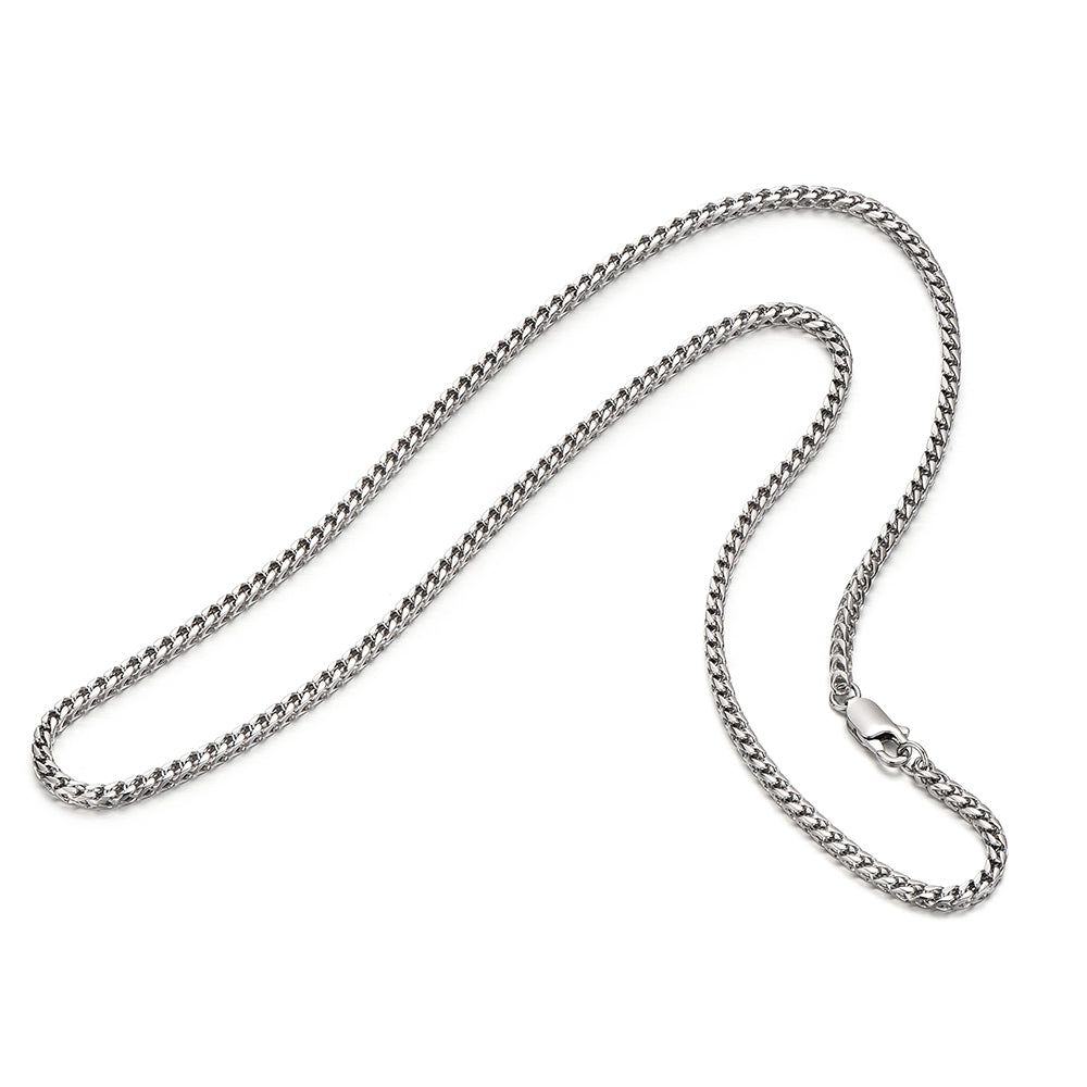 2.5mm Foxtail Chain Necklace