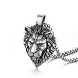 Vintage Lion Kings Sterling Silver Pendants