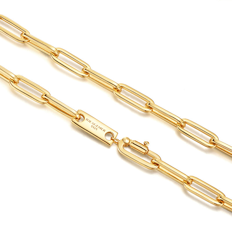 6mm Paperclip Chain Necklace