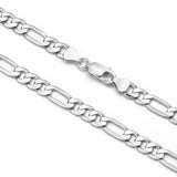 Sterling Silver Hip Hop Figaro Chains