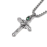 Nehushtan Snake Cross Pendant