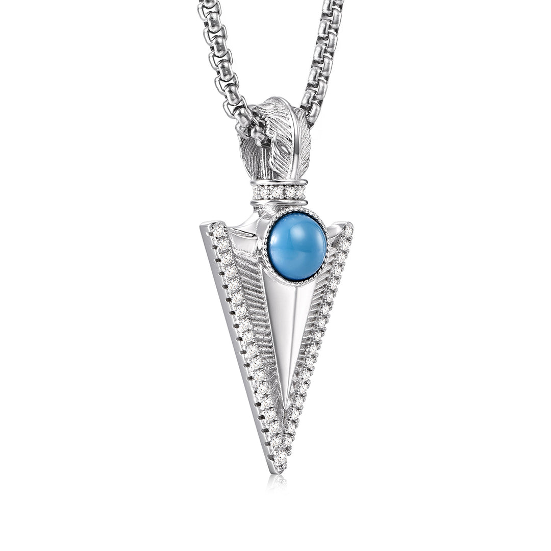 Spear of Dawn Feather Pendant