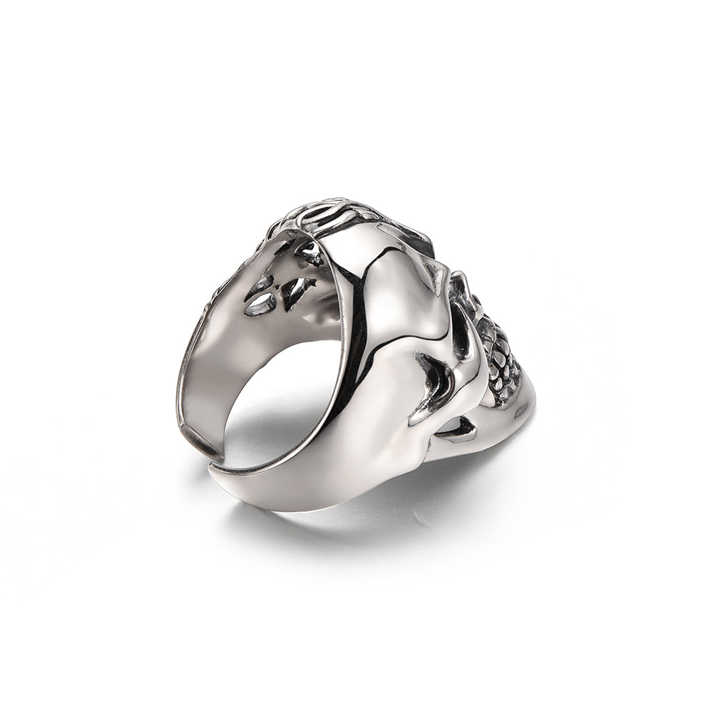 Vintage Clicker Skull Ring