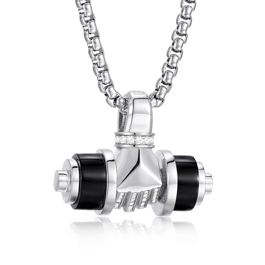 Iron Will Dumbbell Pendant