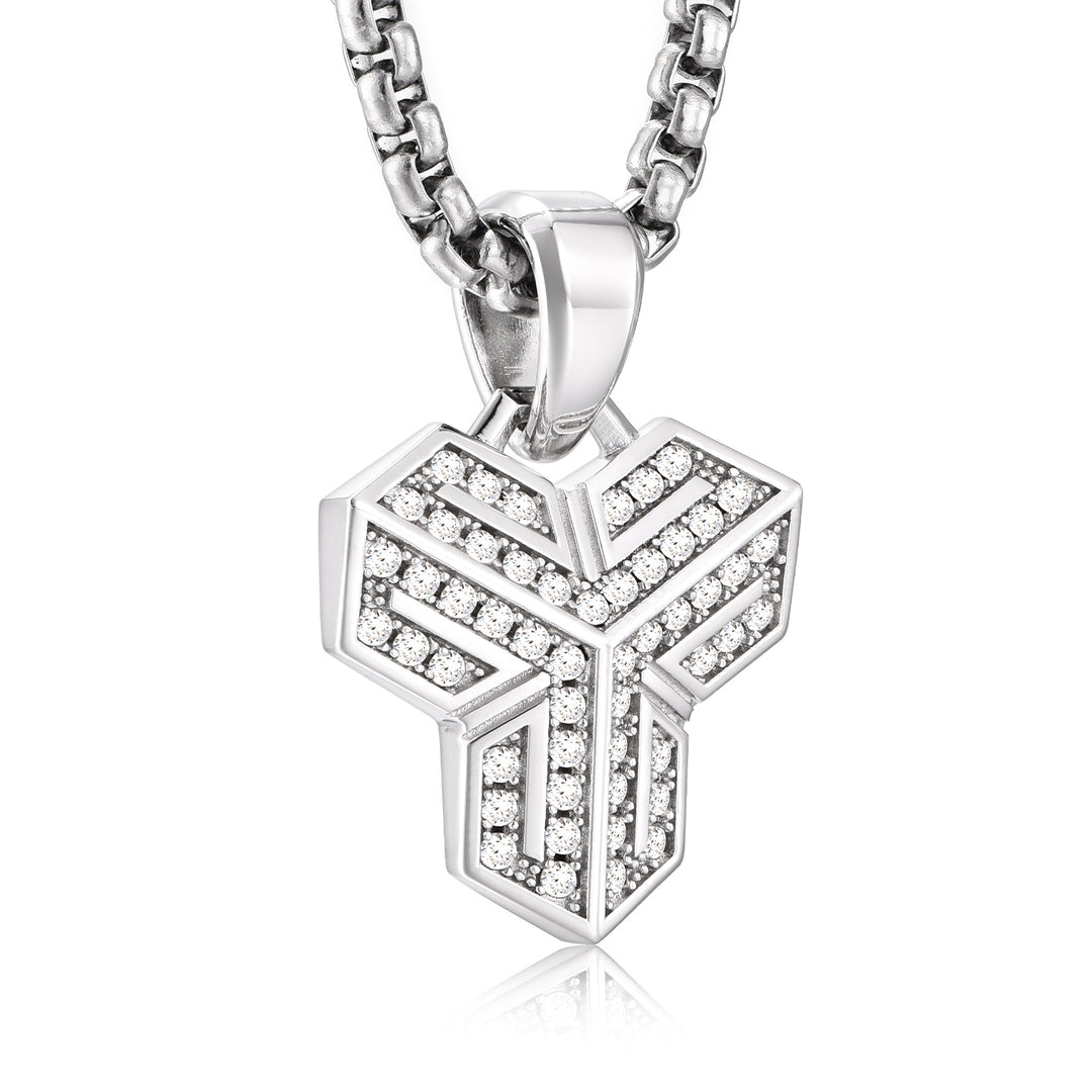 Iced Shan Wen Armor Pendant