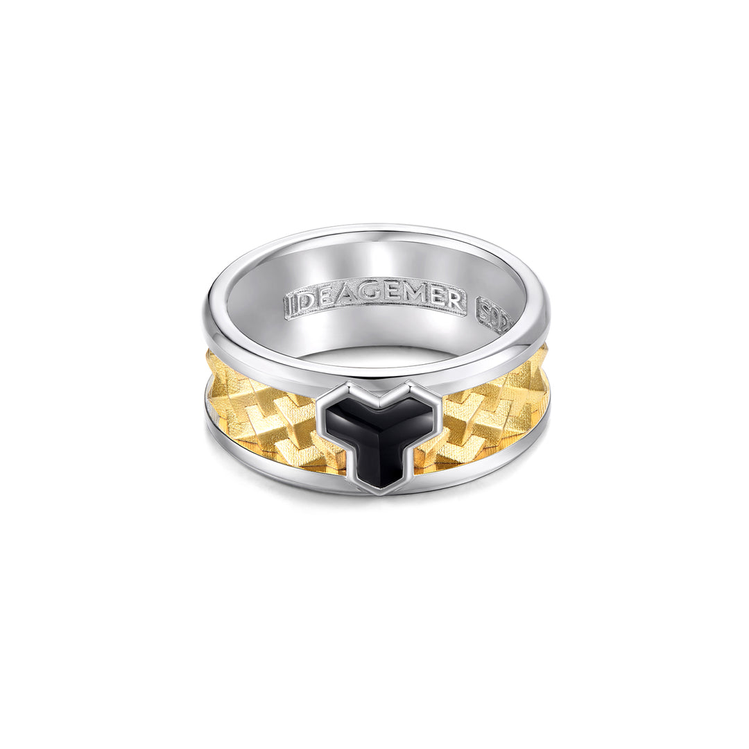 Black Badge Golden Armor Ring