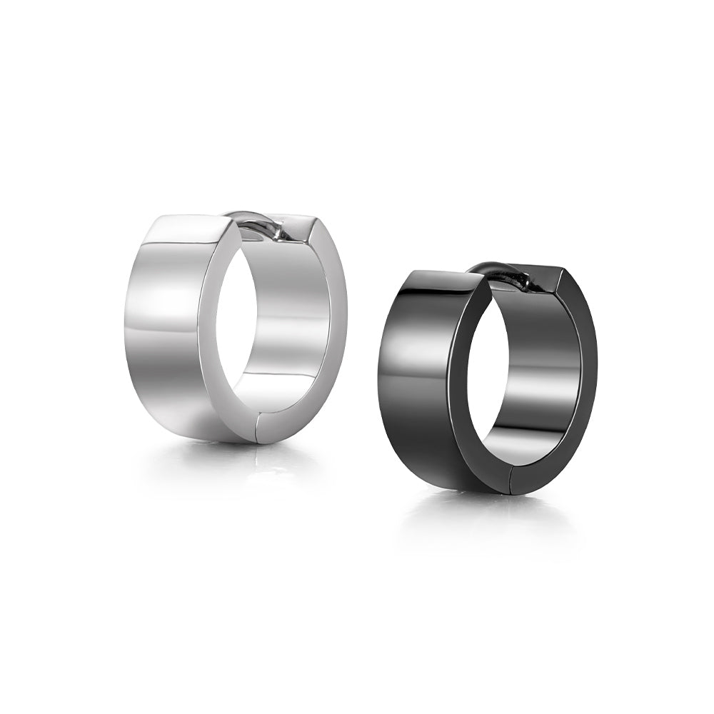 Sterling Silver Huggie Hoop Earrings