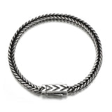 Sterling Silver Vintage Horse Whip Braided Bracelets