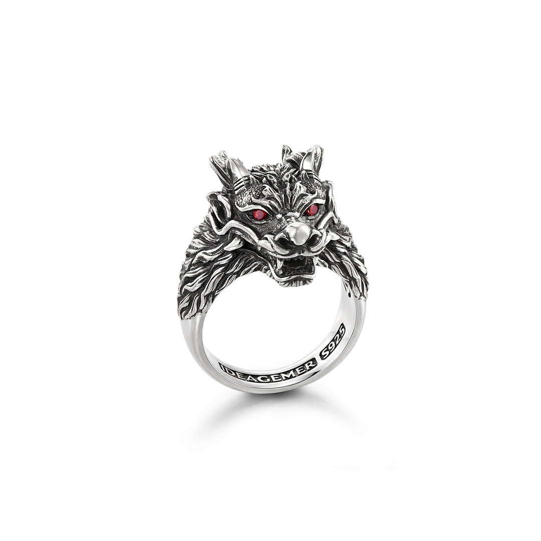 Vintage Dragon Head Ring