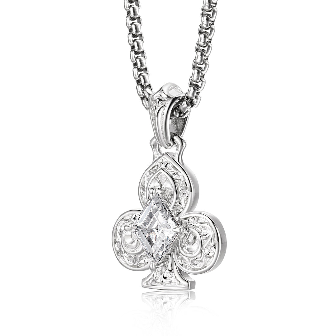 Lozenge Club Suit Pendant