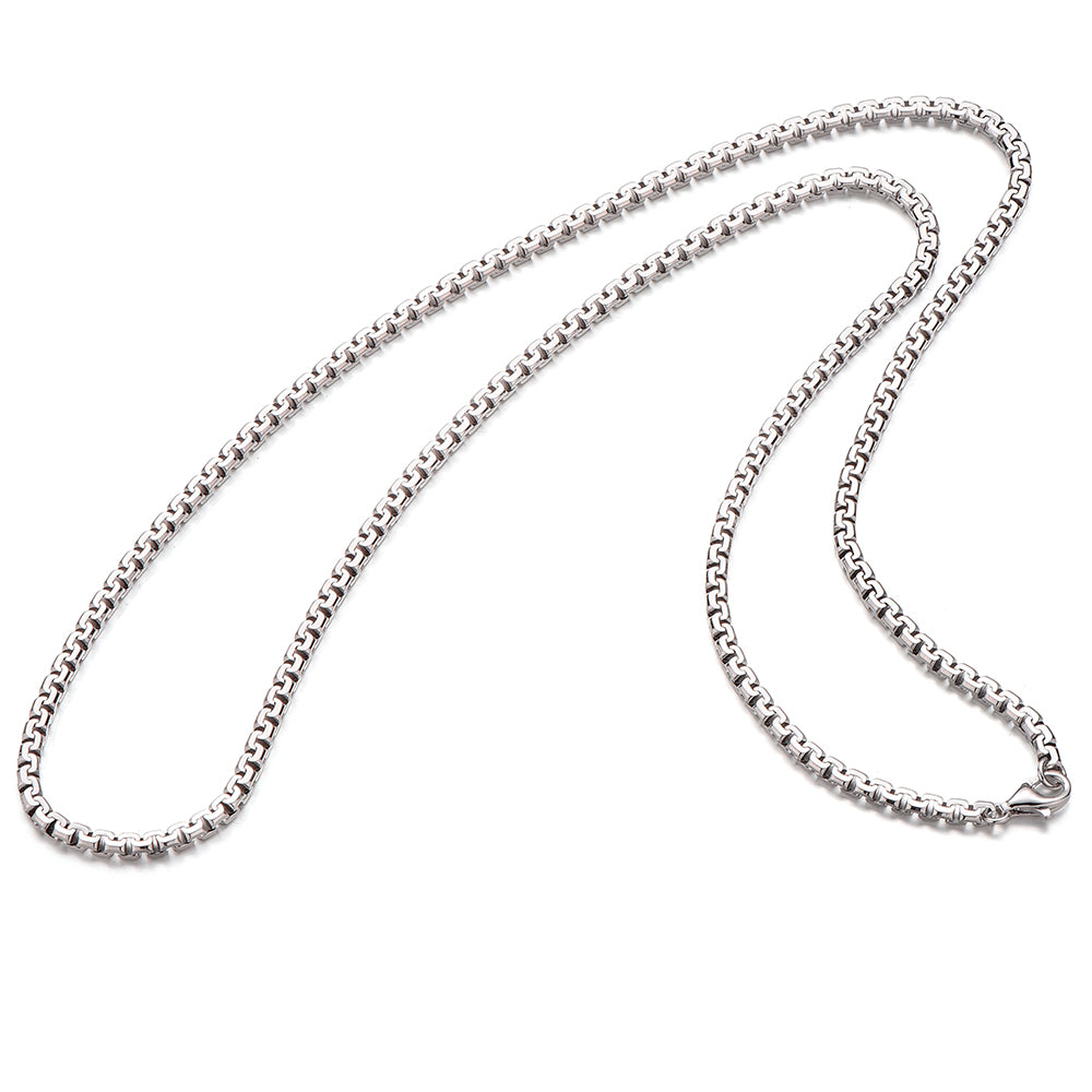 3mm Octagon Box Chain Necklace