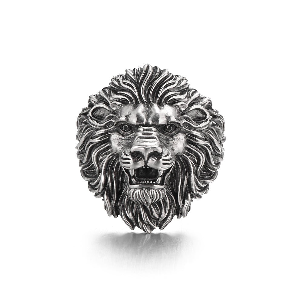 Lion Sterling Silver Rings