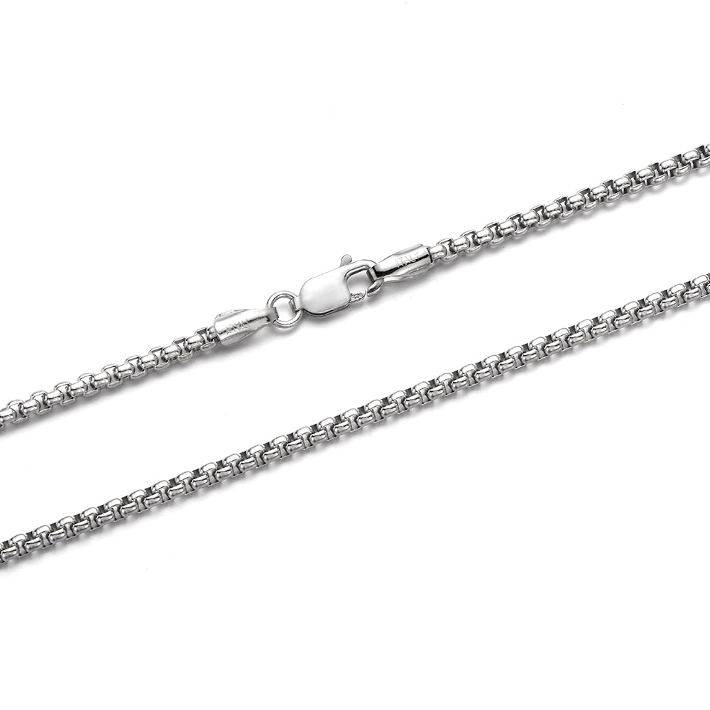 2.5mm Box Chain Necklace