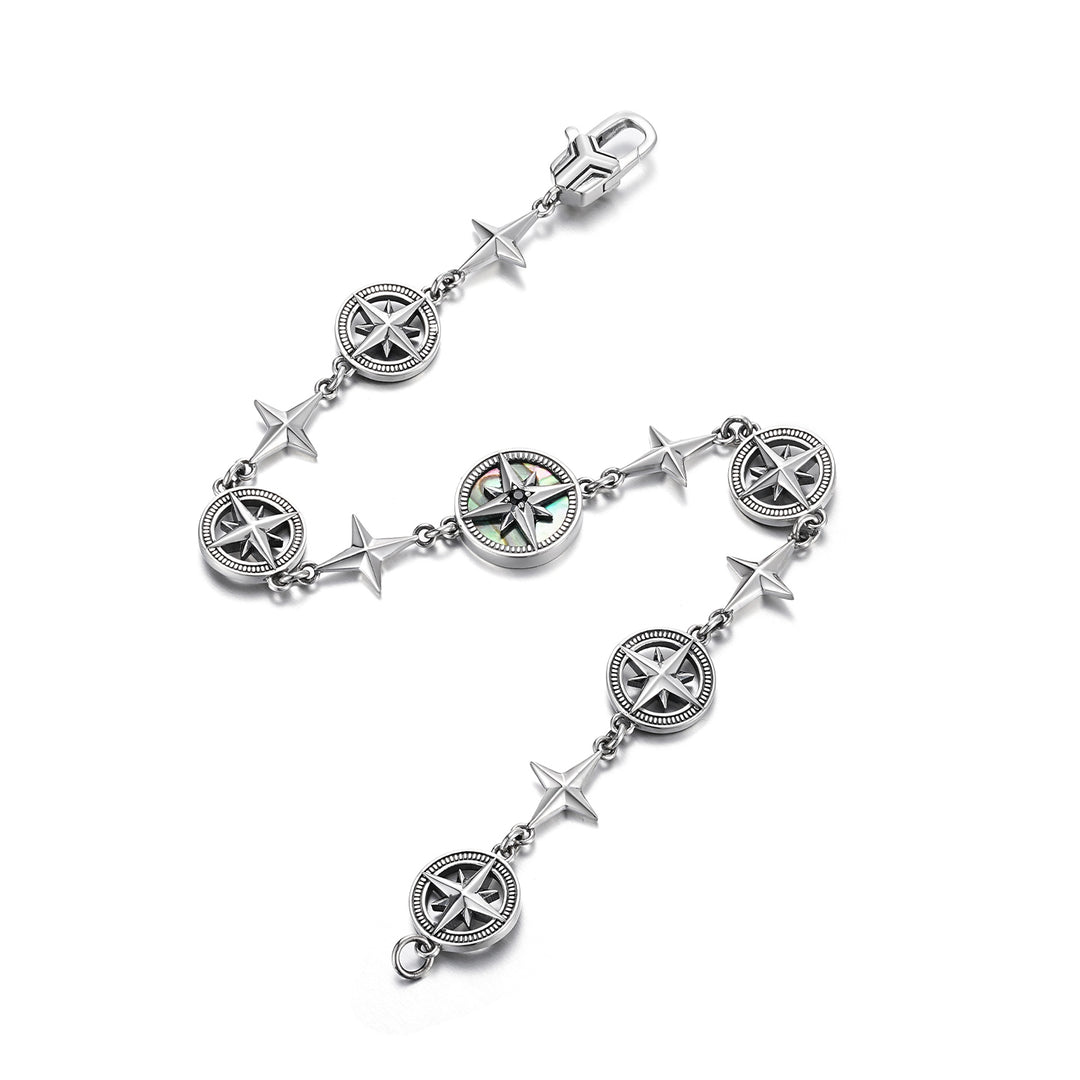 Vintage Ocean Compass Bracelet