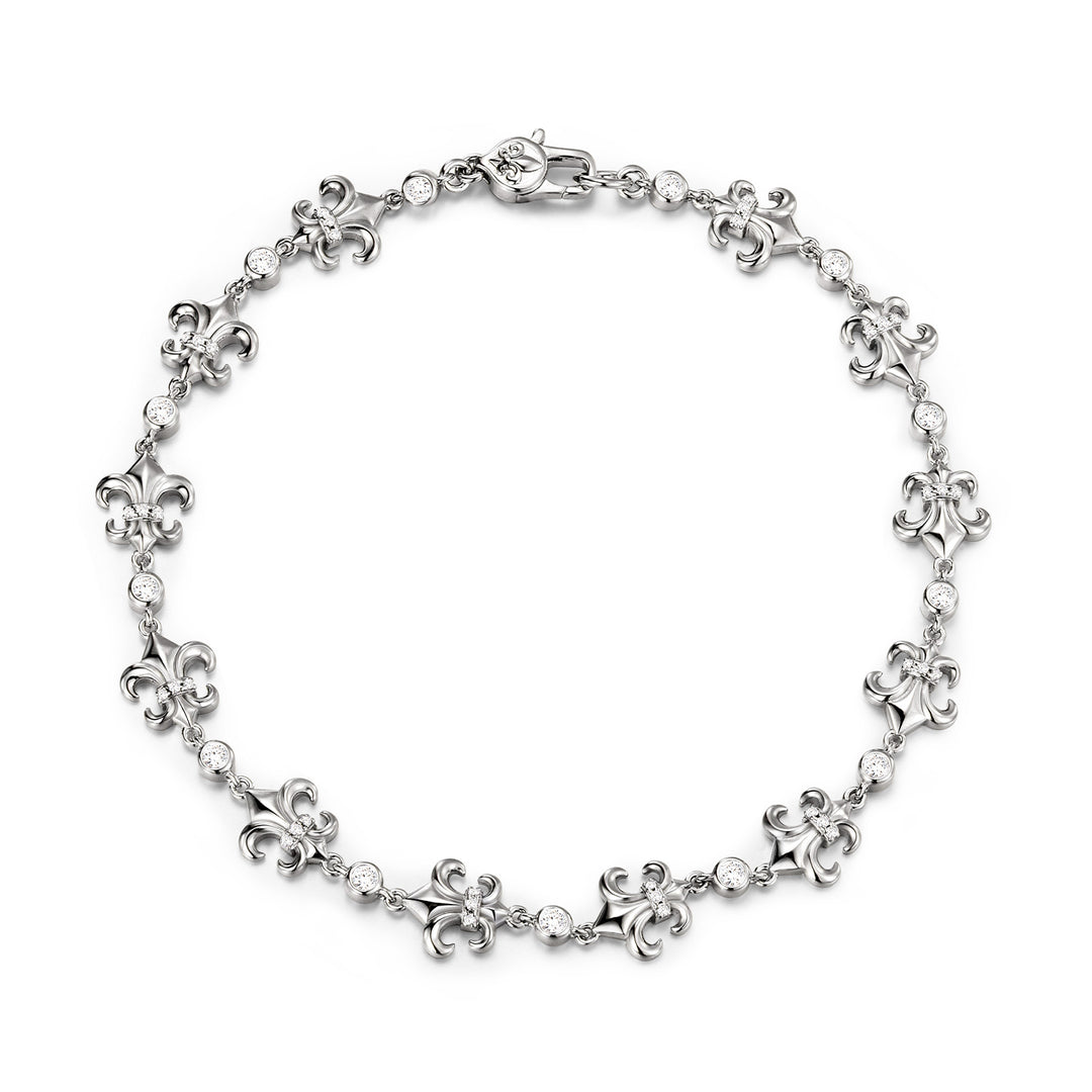 Fleur De Lis Heritage Link Bracelet