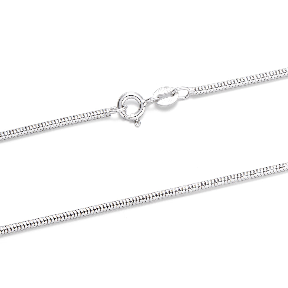 1.5mm Snake Bone Chain Necklace