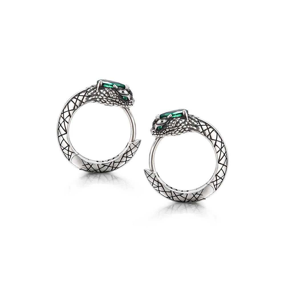 Nehushtan Snake Hoop Earrings
