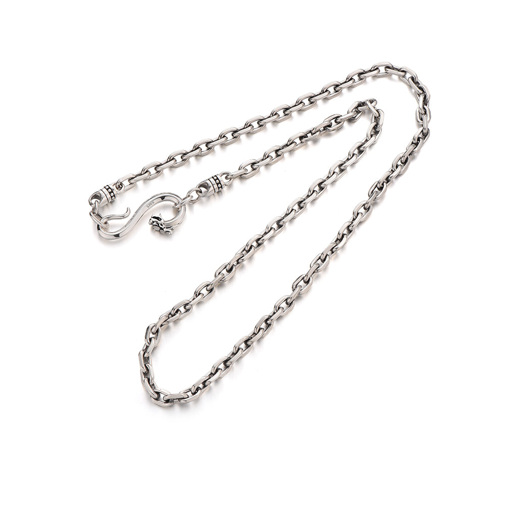 Vintage Infinity Dragon Rolo Link Chain