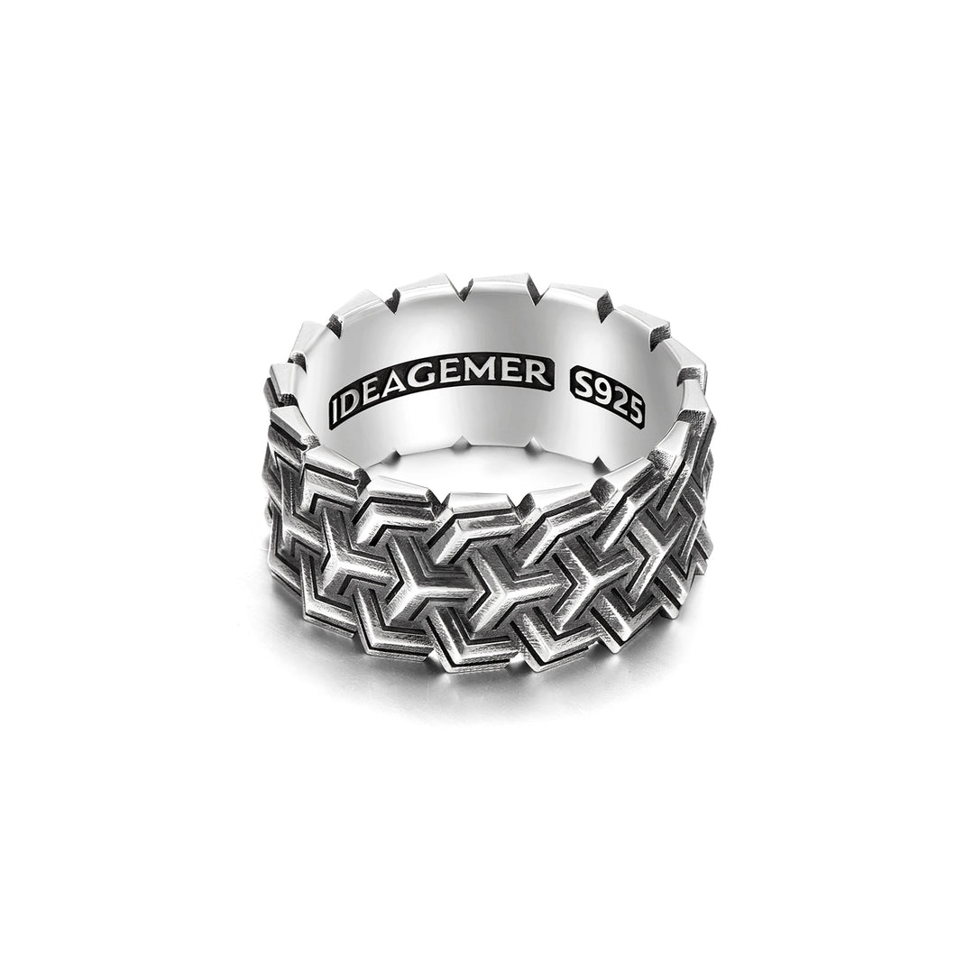 Vintage Triple Row Armor Ring