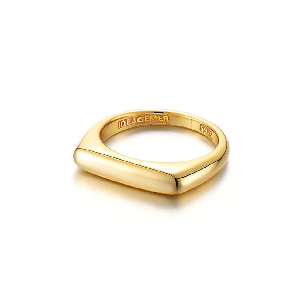 Slim Signet Ring