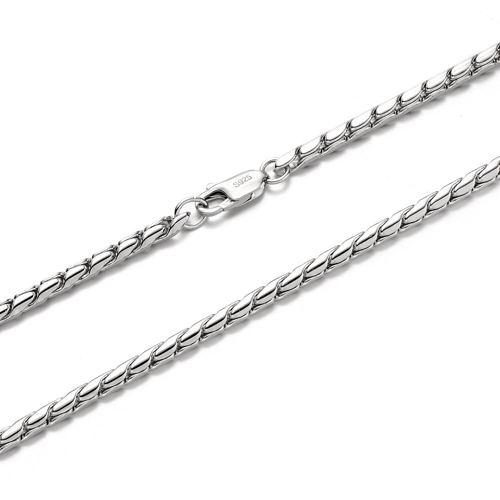 3mm Sterling Silver Amir Link Chain