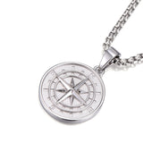 Sterling Silver Compass Pendants