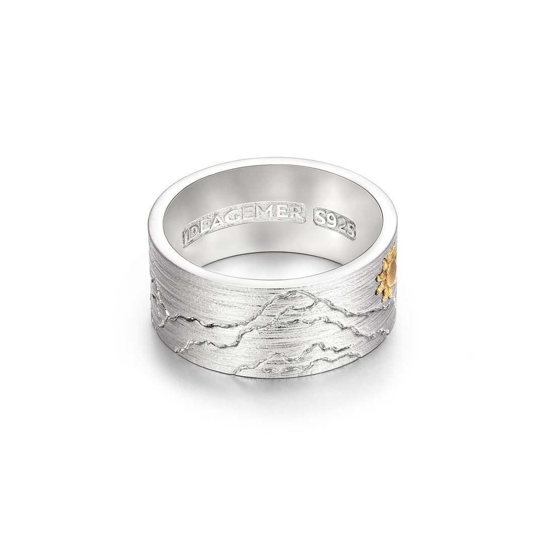 Alpine Sol Brushed Ring Band