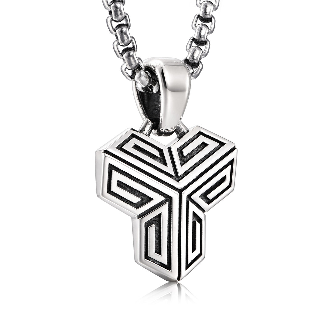 Shan Wen Stripe Armor Pendant