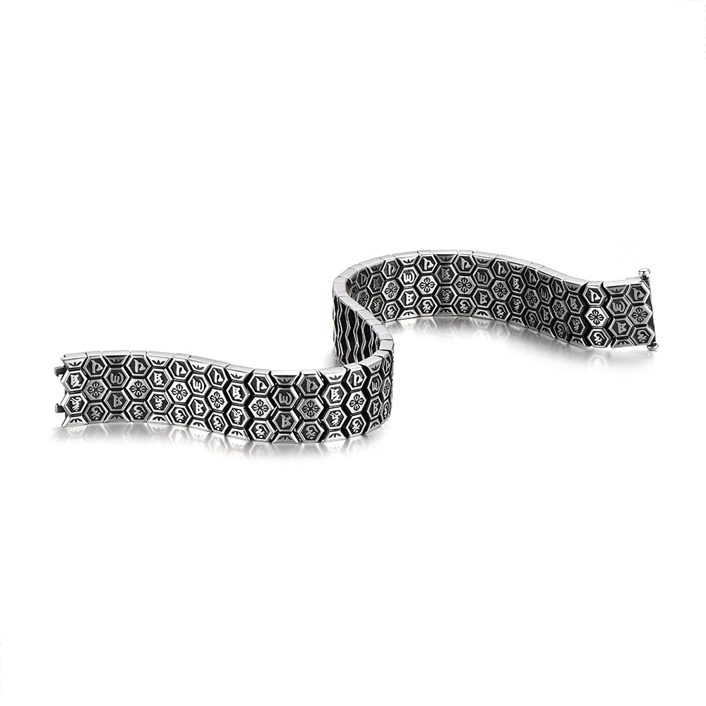 Vintage Runic Hive Bracelet