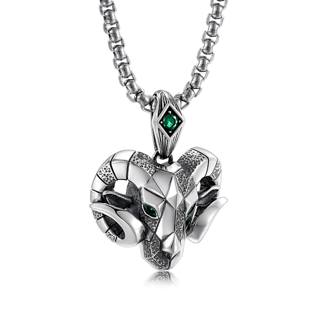 Vintage Guardian Ram Pendant
