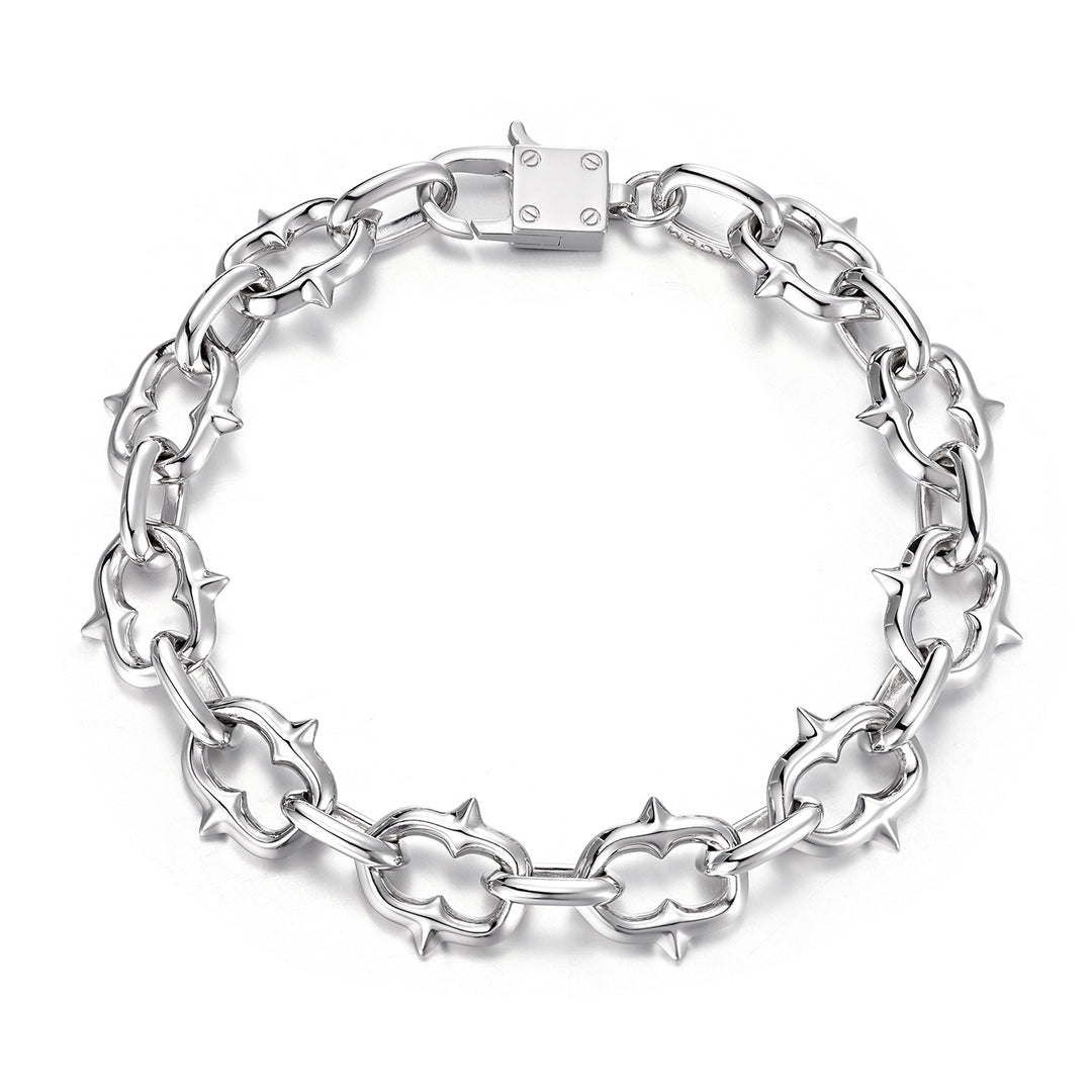 Thorned Spiked Chain Link Bracelet
