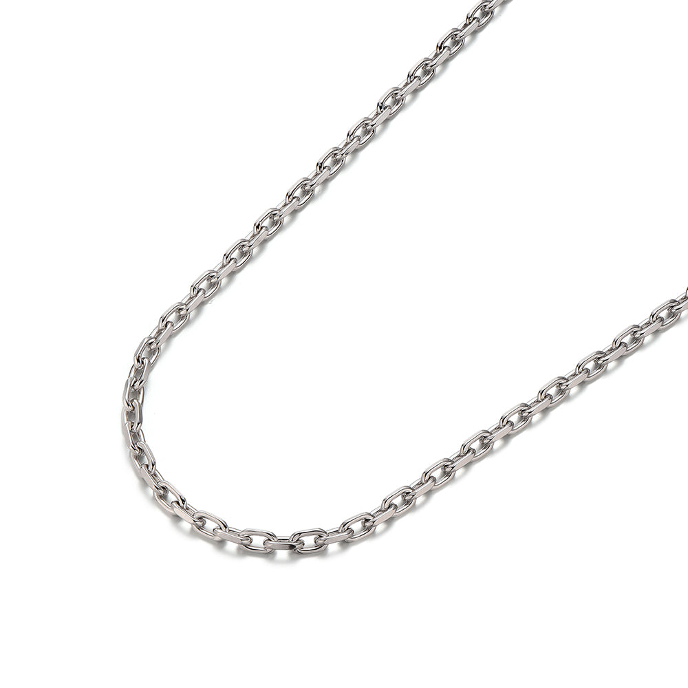 4.5mm Cornered Chain Necklace