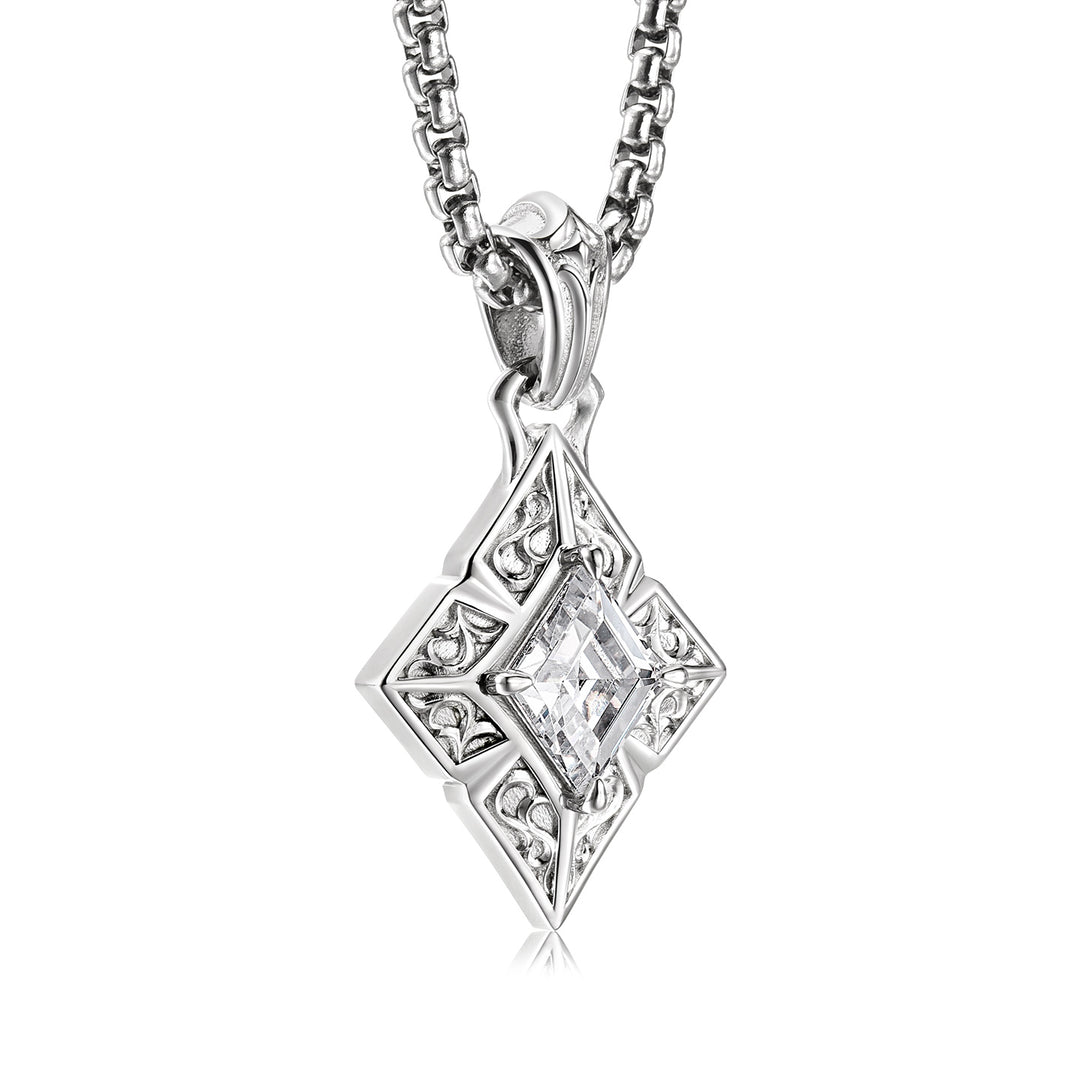 Lozenge Diamond Suit Pendant