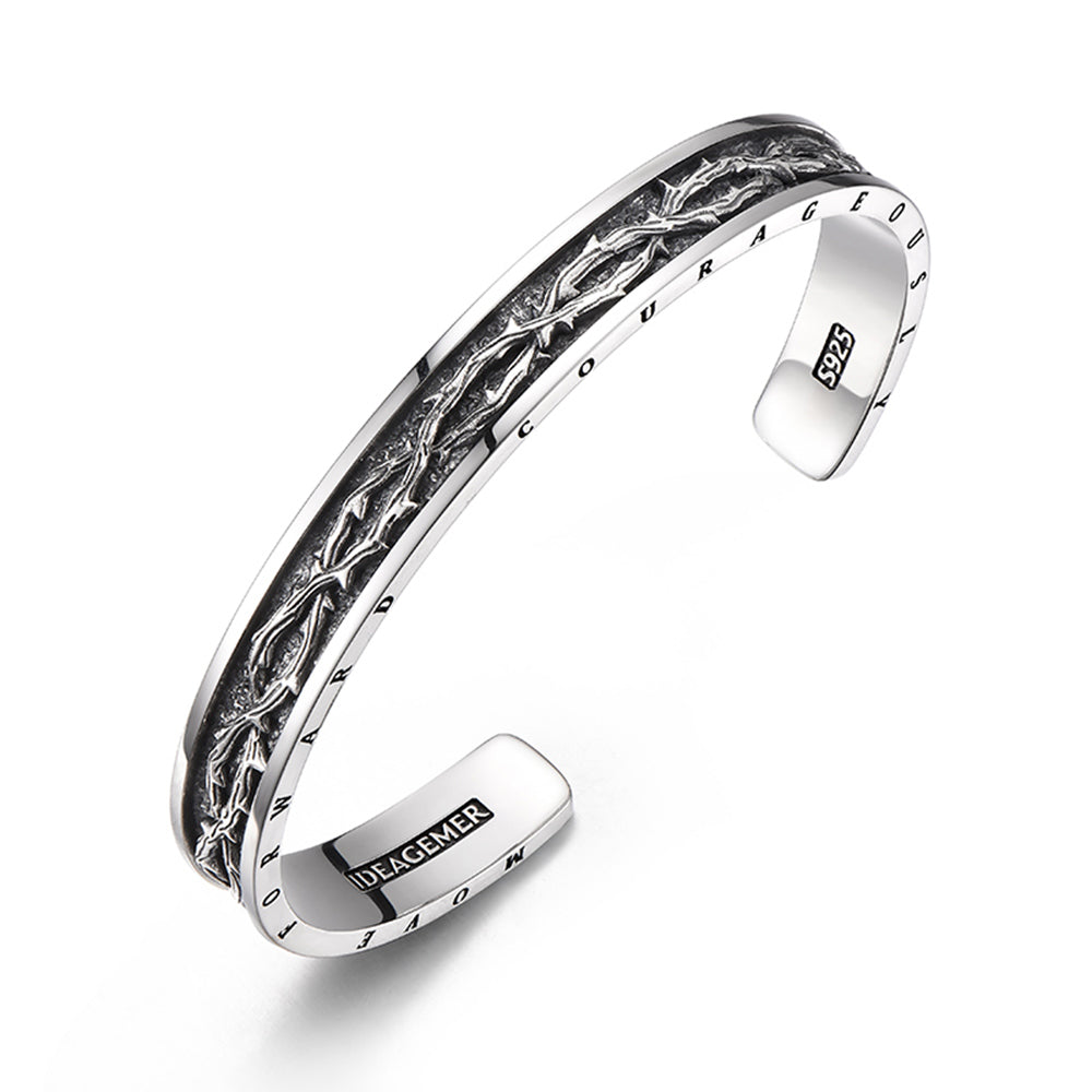 Vintage Thorn Bangle Bracelet