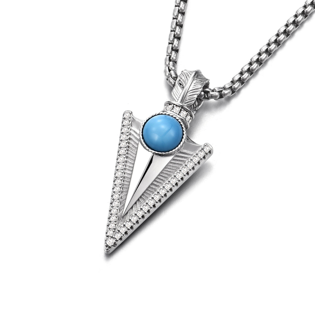 Spear of Dawn Feather Pendant