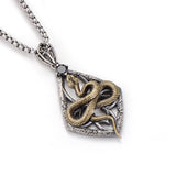 Vintage Golden Viper Pendant