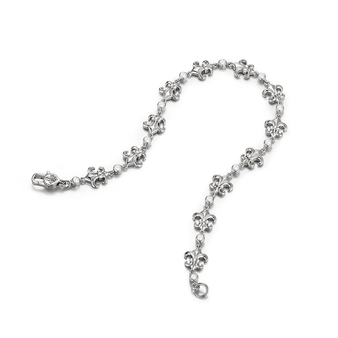Fleur De Lis Heritage Link Bracelet