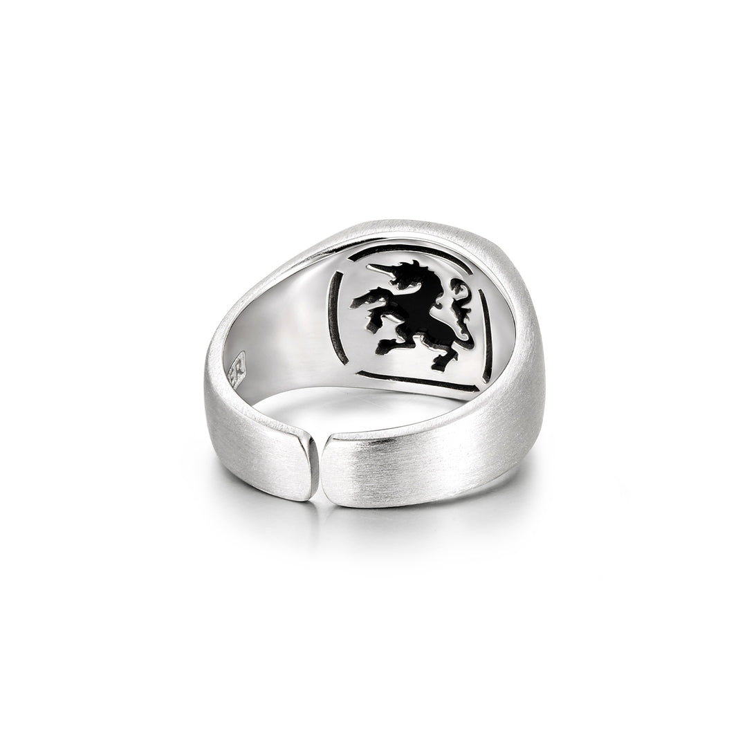 Unicorn Heraldry Signet Ring