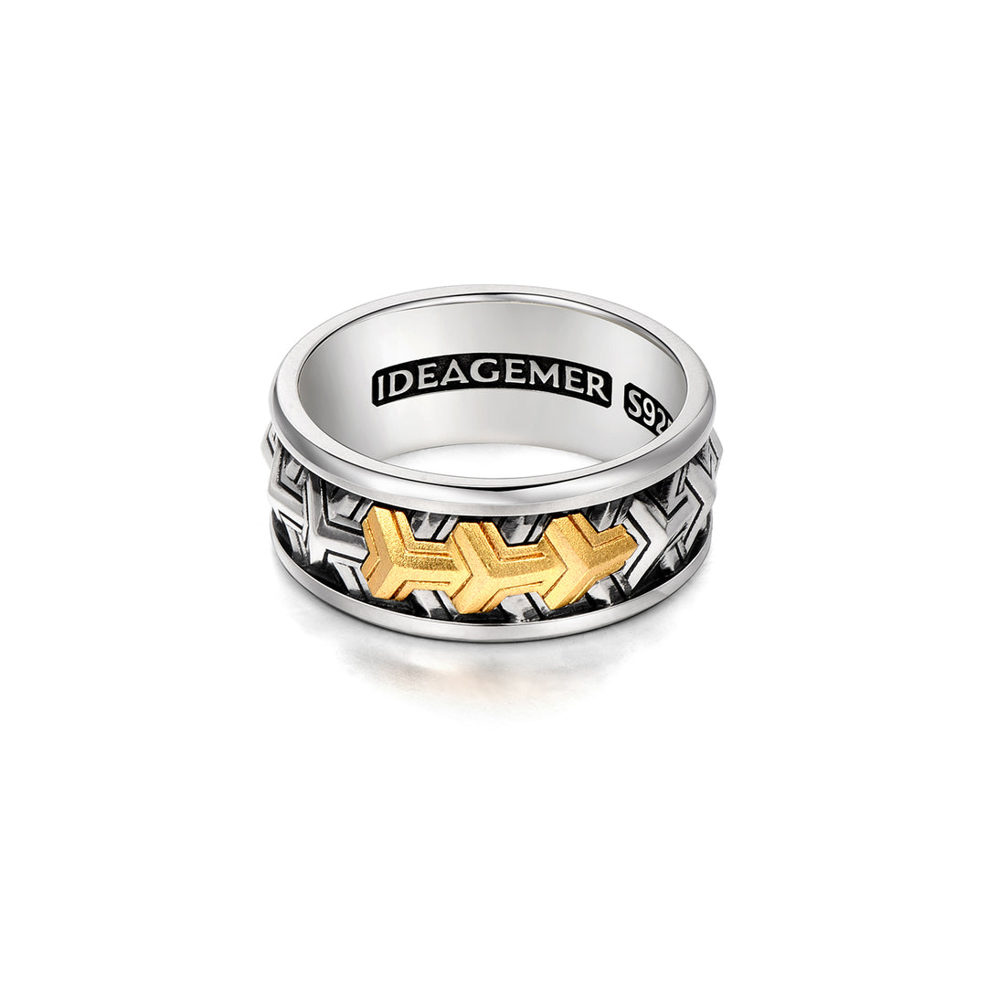 Vintage Three-Star Armor Ring