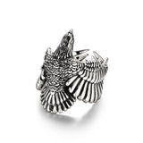 Eagle Spreading Wings Sterling Silver Rings