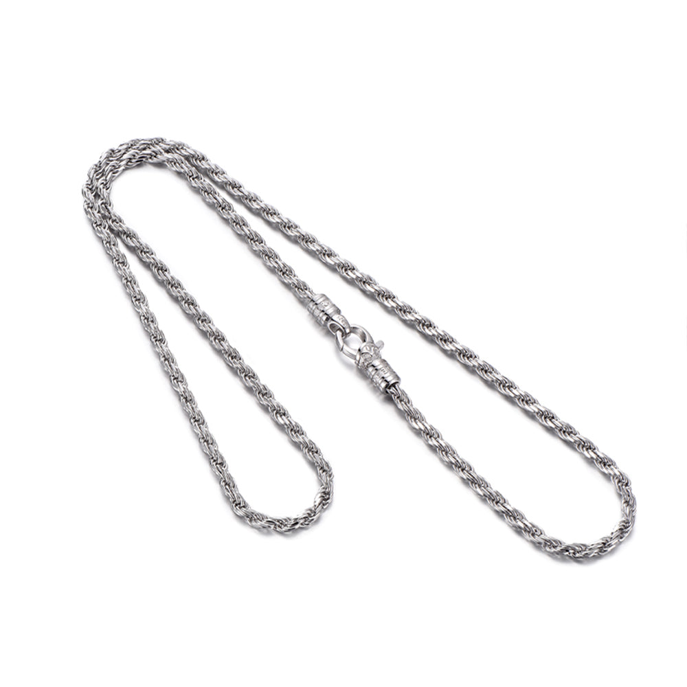Fleur De Lis Iris Rope Chain