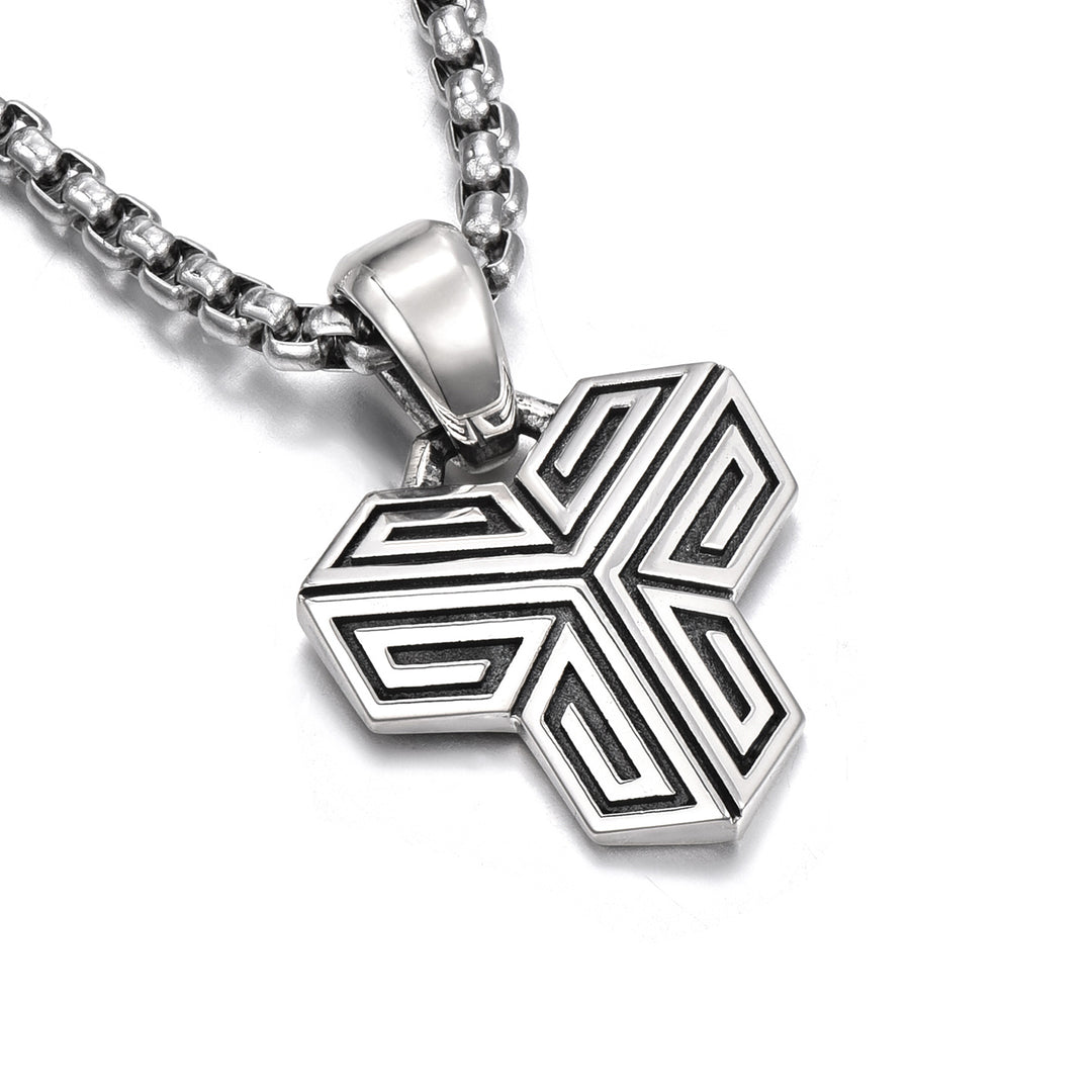 Shan Wen Stripe Armor Pendant