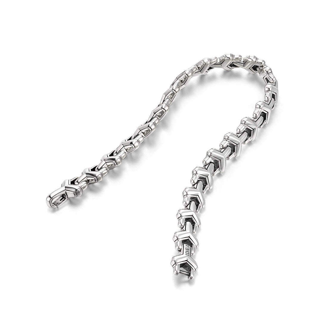 Solid Single Row Armor Bracelet