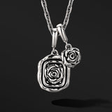 Rose Crown Necklace Pendants