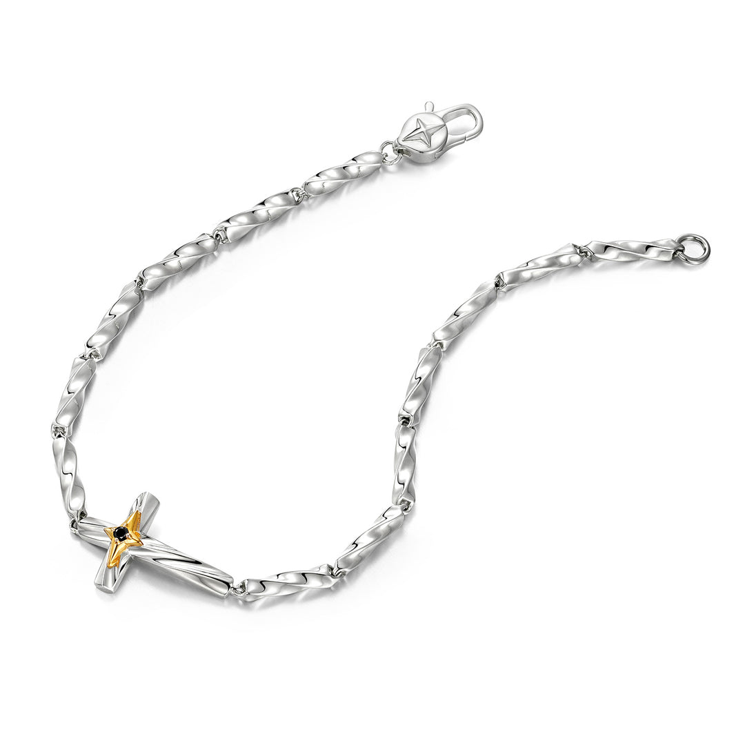 Twisted Cross Bracelet