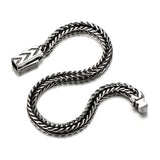 Sterling Silver Vintage Horse Whip Braided Bracelets