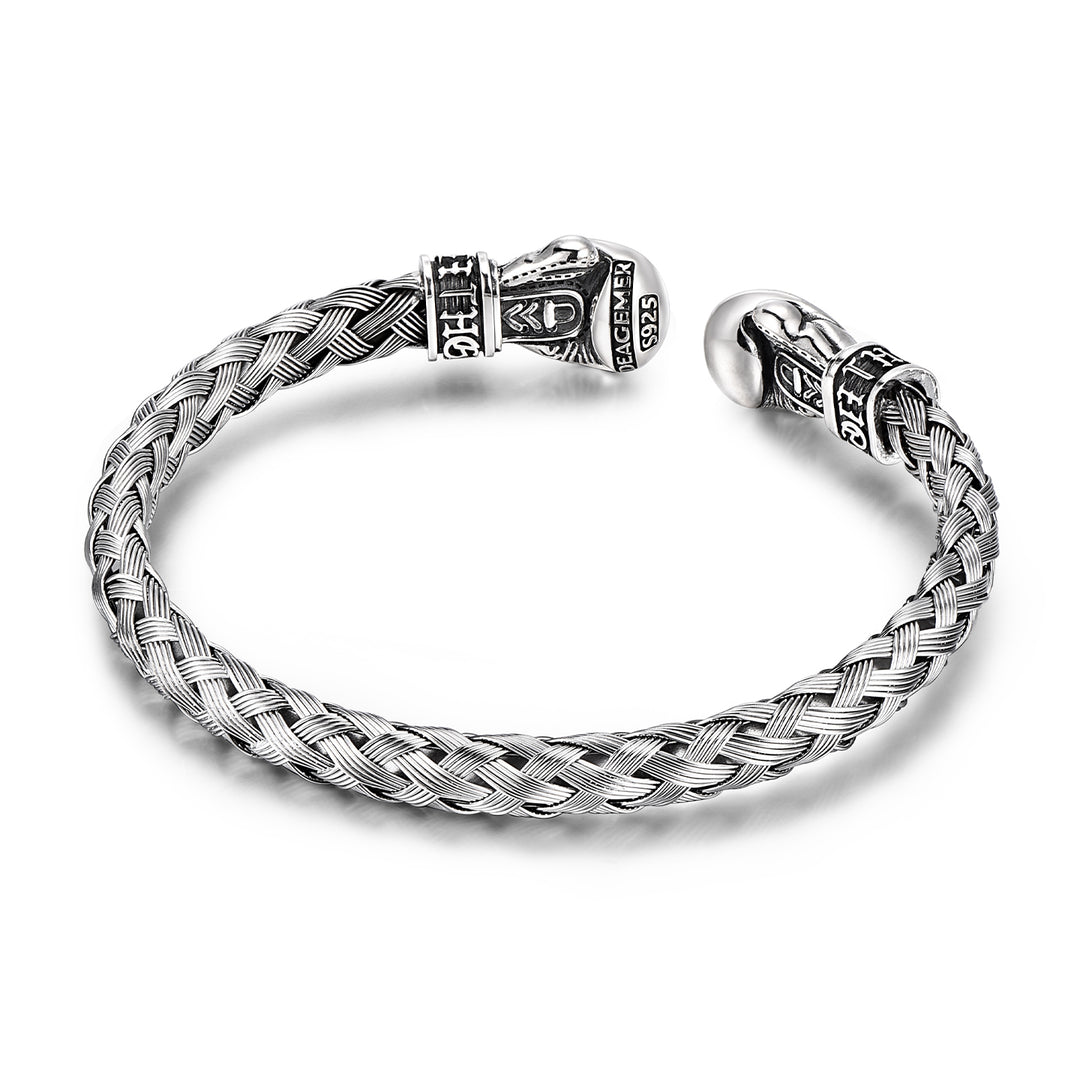 Vintage Boxing Glove Weaved Bangle Bracelet