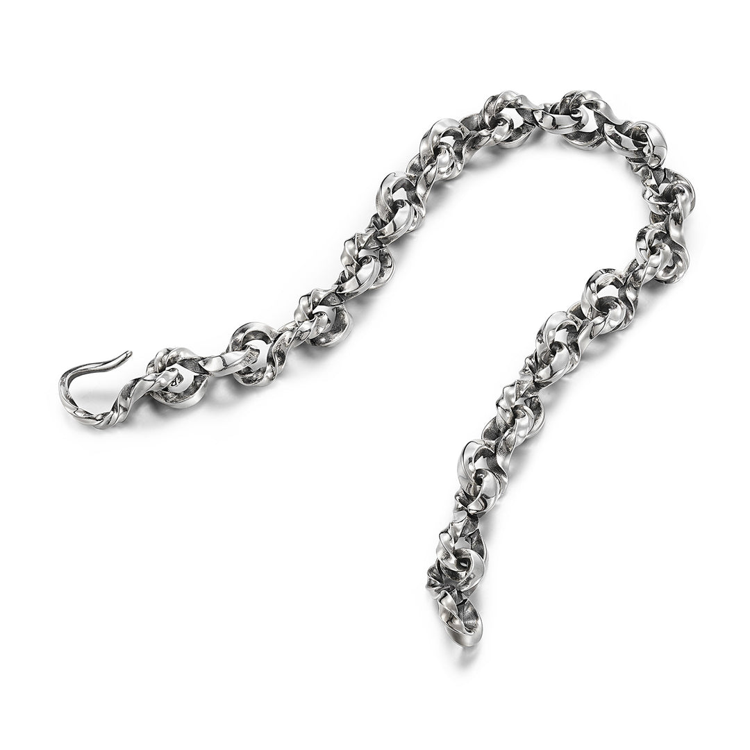 Vintage Infinity Möbius Bands Chain Bracelet